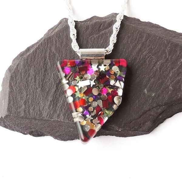 Spangles Necklace, Abstract Shape, SECONDS - 1501a