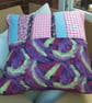 5 Machine Embroidered Fabric Squares, Ready to Use in Home Decor, Soft Crafts. - Image 7