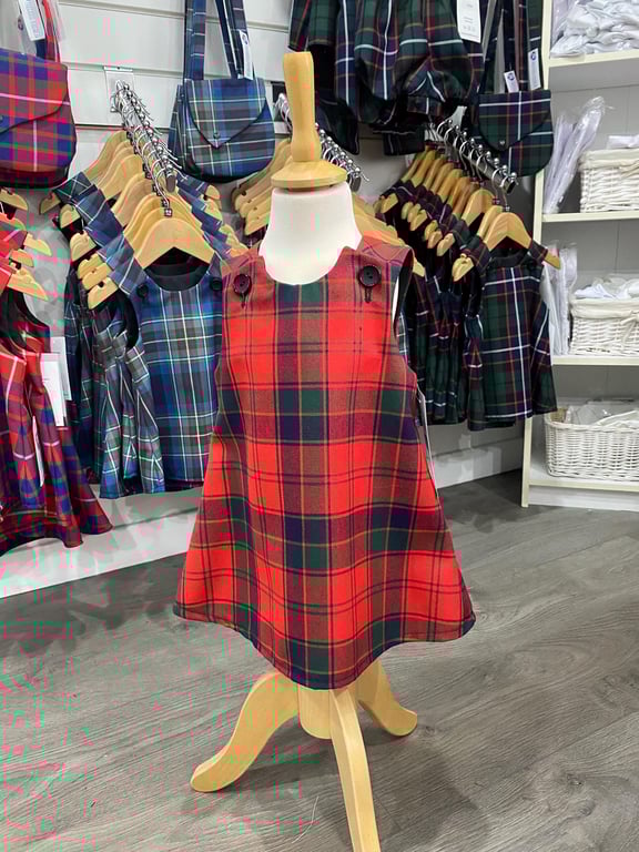 Robertson Tartan Pinafore Dress