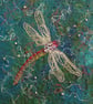 Dragonfly Textile Picture - Image 1