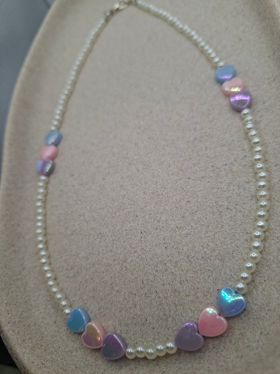 Pastel Pearl Heartshine Necklace