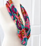 Bold & Vibrant Pink Infinity Scarf 