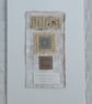 Oatmeal Speckle Bronze Grey & Natural Handstitched Geometric Small Art Pictures - Image 10