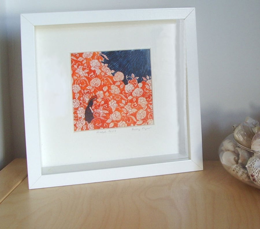 Field Girl Framed Print