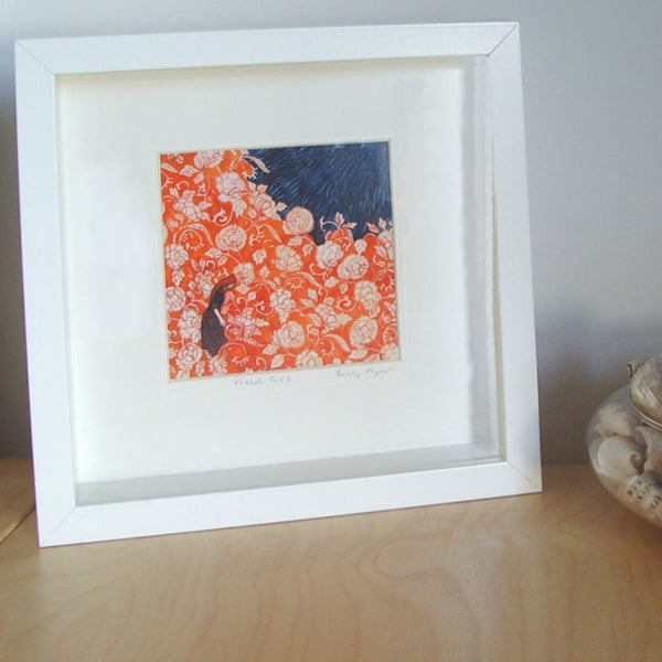 Field Girl Framed Print