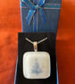 Bespoke Handcrafted Artisan Christmas Tree Pendant.