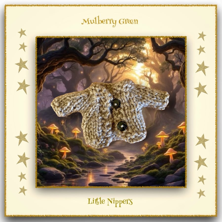 Little Nippers Taupe Cardigan 