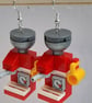 Lego Coffee Machine Earrings - Image 3