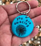 You are Amazing Pebble Keyring - Image 3
