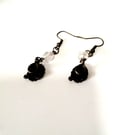 Teacup Earrings Drop Dangly earrings OOAK