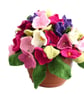 Flower knitting pattern, Knitted flower arrangement, Digital Pattern - Image 1