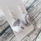 Stone earrings