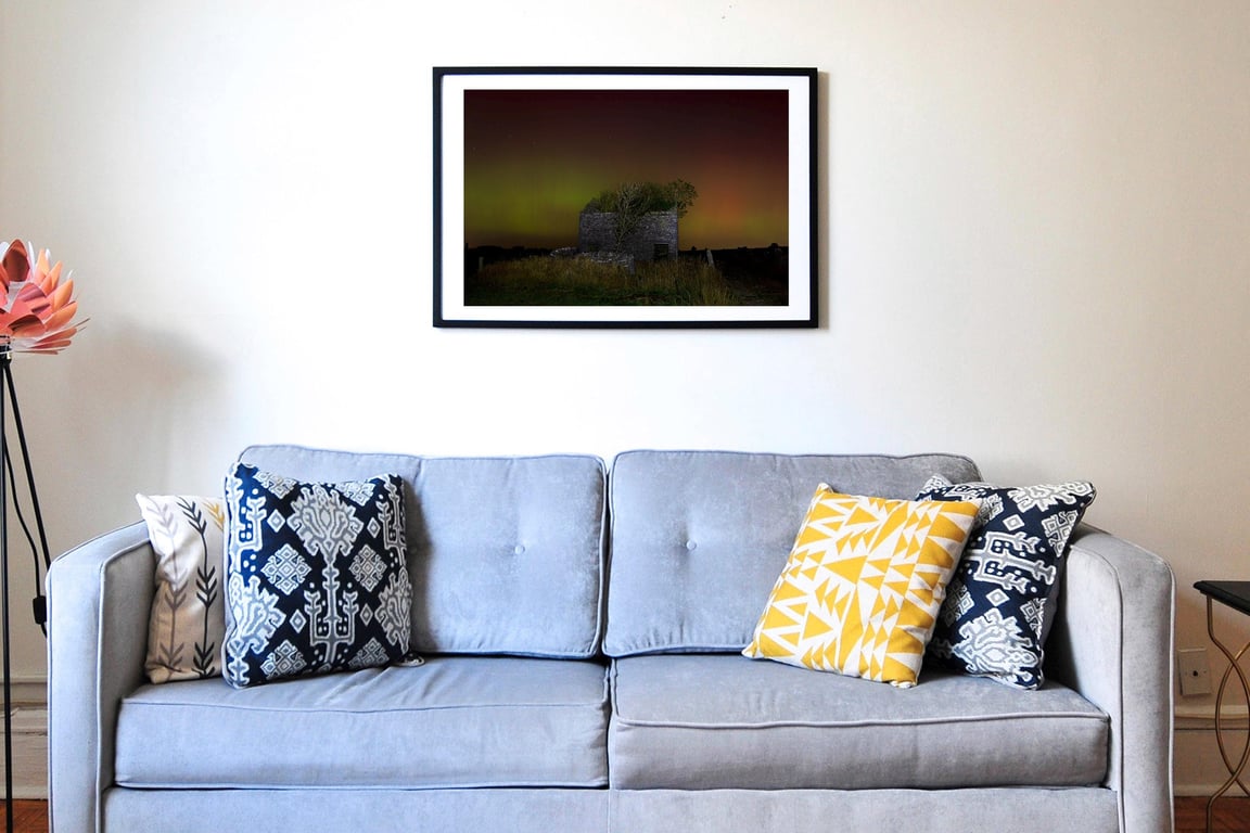 Aurora derelict barn print