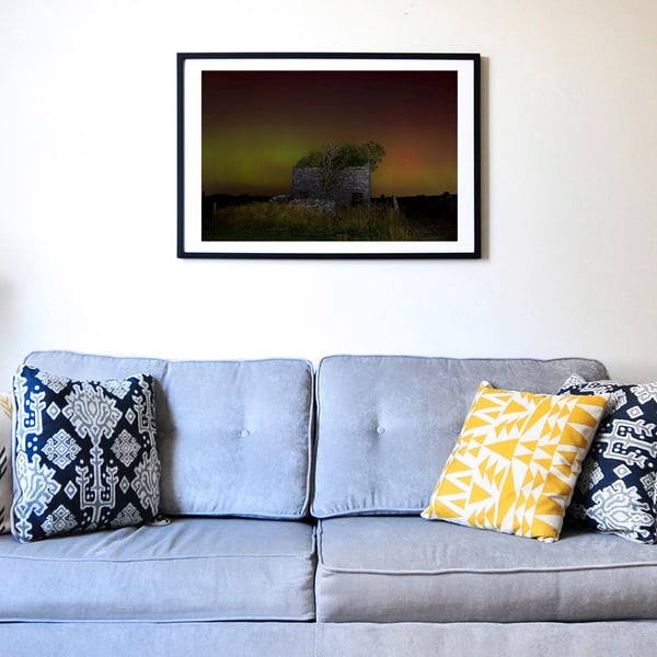 Aurora derelict barn print