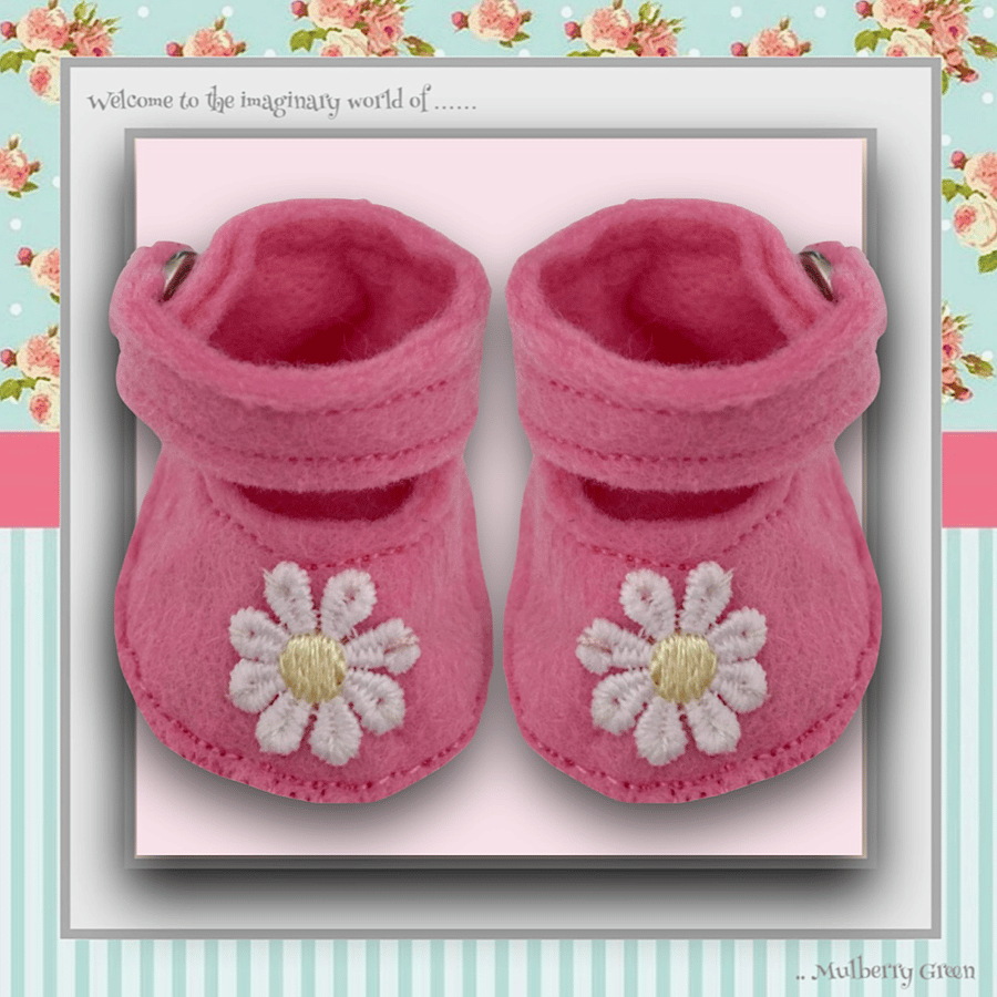 Pink Daisy Shoes
