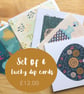 Lucky dip 6 card bundle greetings cards for occasions