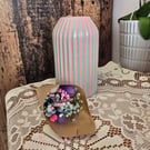 Hand Painted Colourful Reed Vase