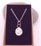 Sterling Silver Pebble Pendant. - Image 8