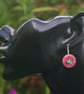 Red Copper Circles with Amazonite Bead - Image 5