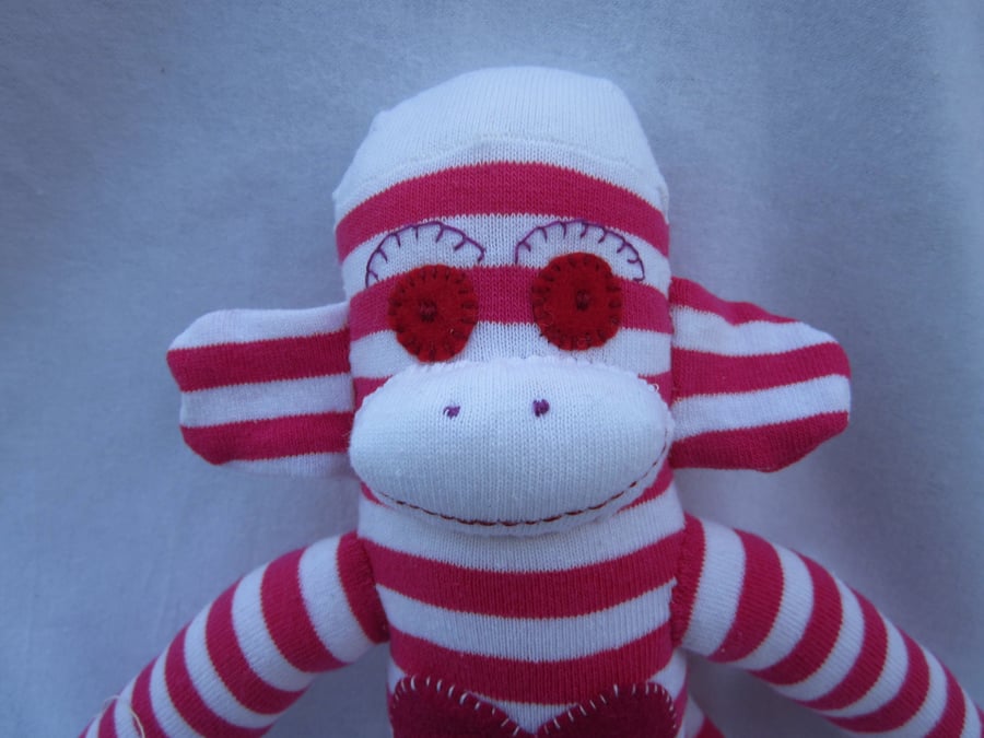Sock monkey Cherry CE certified