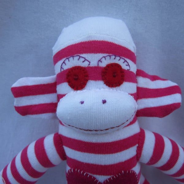 Sock monkey Cherry CE certified