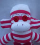 Sock monkey Cherry CE certified - Image 1