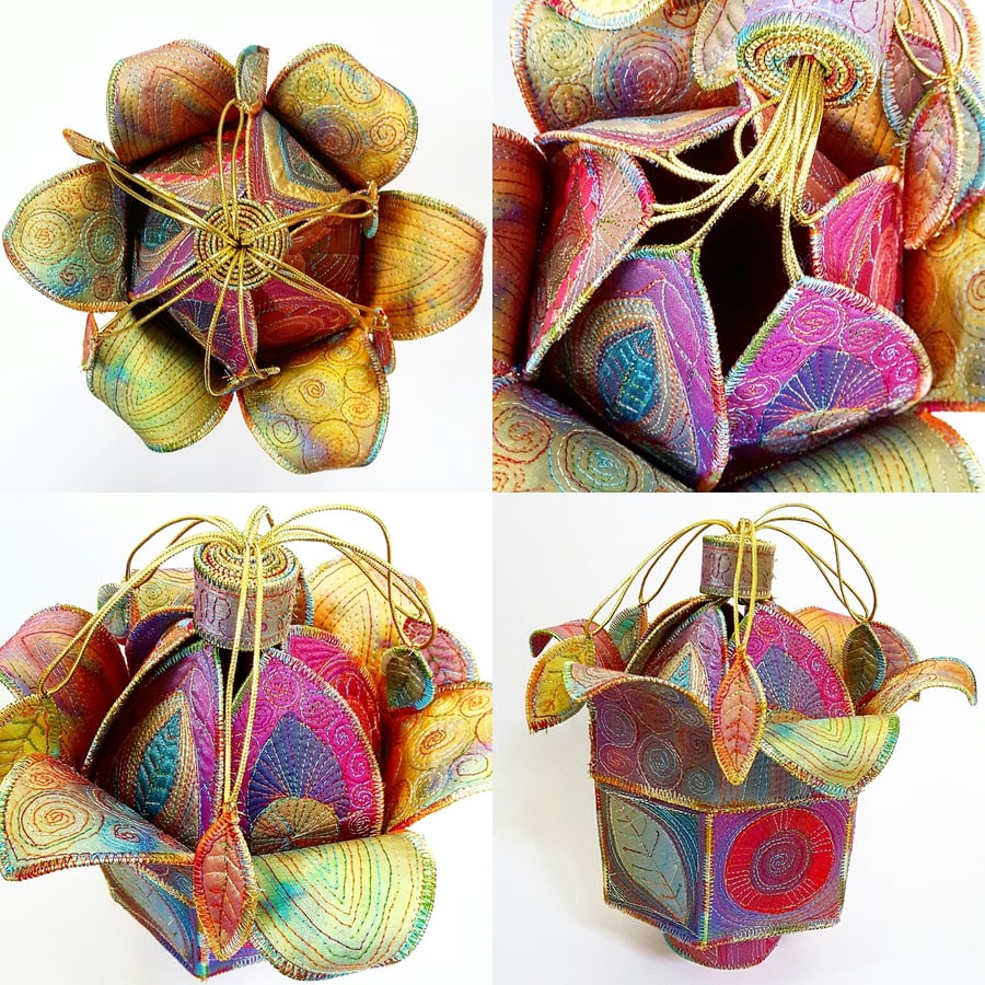 Textile Treasure Flower Pod