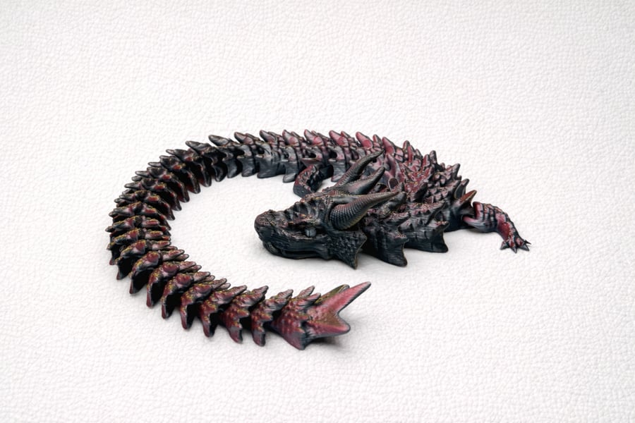 Dragon Type 3 – Custom 3D Printed Poseable Dragon