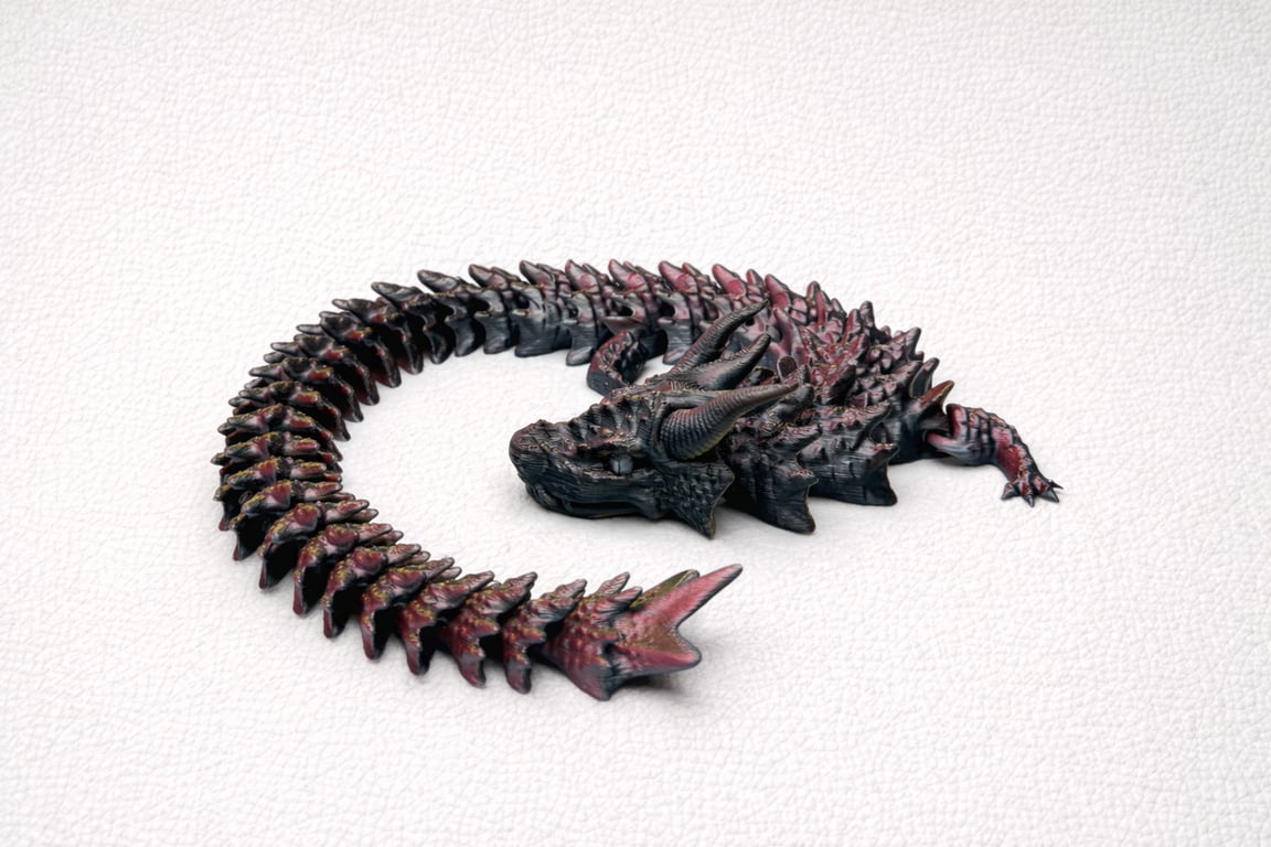 Dragon Type 3 – Custom 3D Printed Poseable Dragon