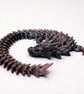 Western Dragon Figure, Articulated 3D Printed Scaled Dragon, Type 3 - Image 1