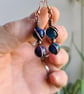 Multicoloured Galaxy Tiger's Eye Copper Earrings Earings Gift Crystal Jewellery - Image 8