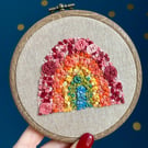 Rainbow Printable Embroidery Pattern