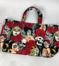 Day of the Dead tote bag, Gothic shopper, handmade in Sussex - Image 8