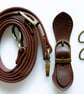 Mid Brown Buckle Clasp & Strap Hardware Kit for Making a Felt Bag on a Ball