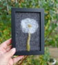 Dandelion seedhead - lace, needle felted and hand embroidered   - Image 2