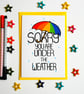 Sorry You Are Under The Weather Get Wll Soon Card, Empathy Card - Image 1