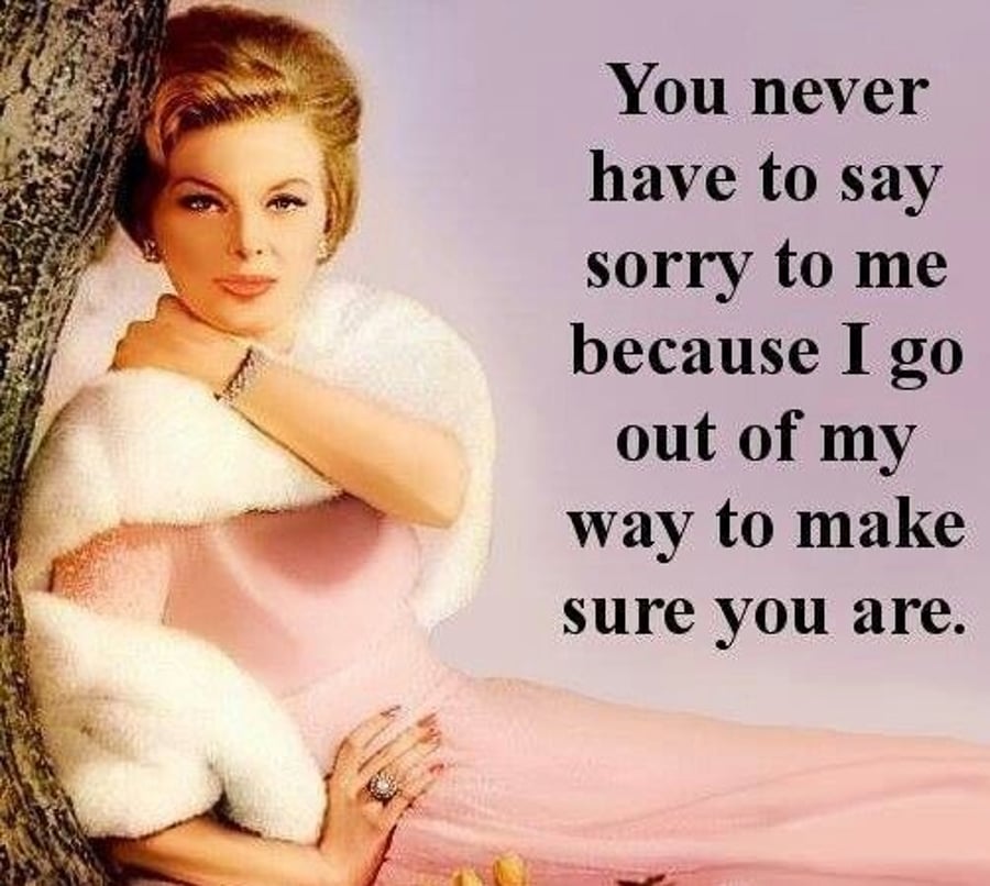 Never Have To Say Your Sorry Apology Acryllic Decorative Fridge Magnet