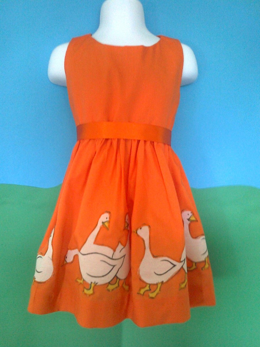 price reduced - The duck walk sun dress age 2-3yrs, free P&P in UK