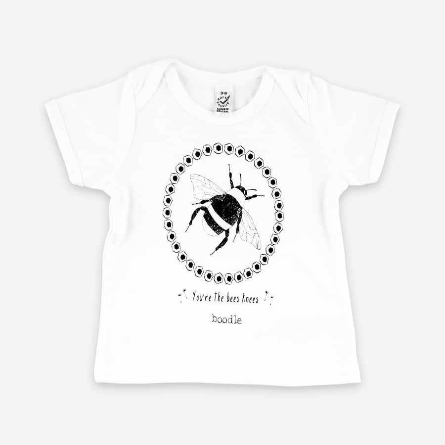 Organic Bee baby T-shirt