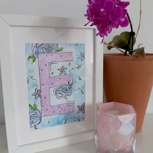 Personalised Initials Painting 