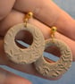 Botanical Hoop Statement Earrings - Image 4