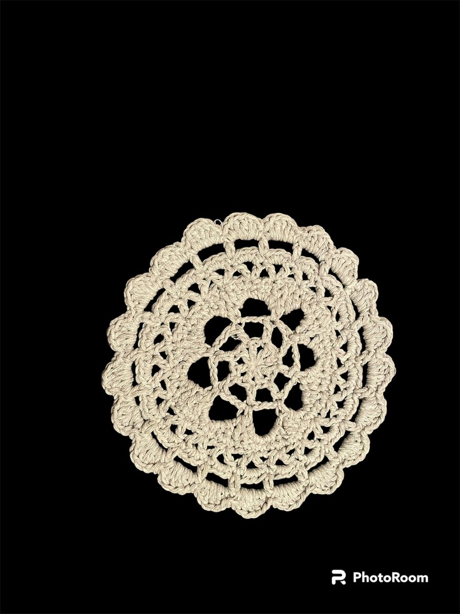 Doily, Grey Doily, Dollies, Candle Mat, Table protector, Tea Pot Doily