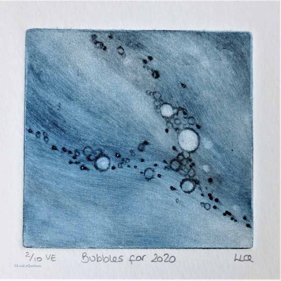 Bubbles 2 of 10 for 2020 charity print Red Cross Coronavirus Appeal