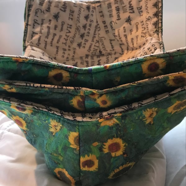 Set of Sunflower Bowl Cosies