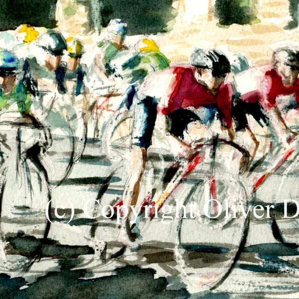 Tour of Britain – limited edition print, unframed