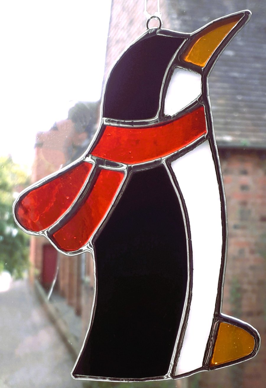 STAINED GLASS PENGUIN
