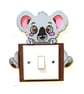 Koala Kids Bedroom Light Switch Surround Decor