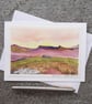 Moorland Eve. Blank Card. Original Watercolour Painting. 260139 - Image 2