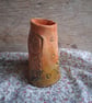 ceramic coffee vase peach gold dandelion - Image 2
