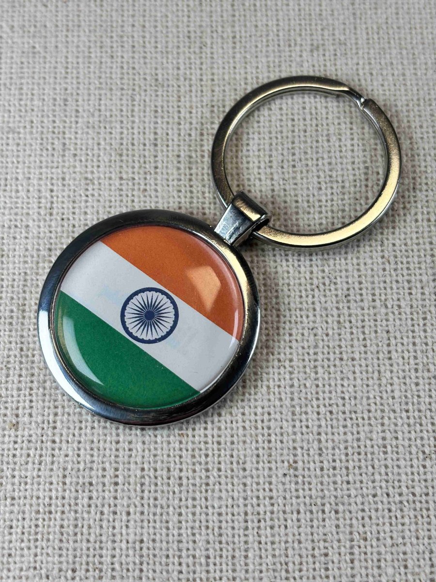 India Flag Keyring